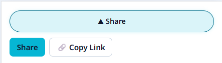 Share button expanded showing Share and Copy Link options